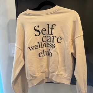 H&M Cream Crew Neck Sweater